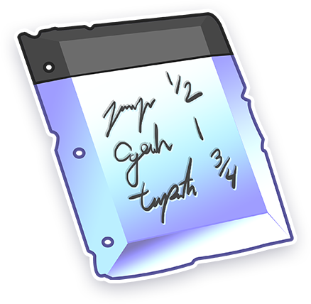 Silver Recipe Page image